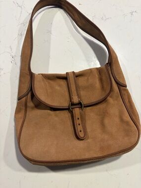 New J Crew Tan Suede shoulder bag